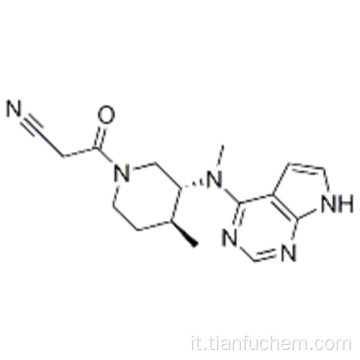 3 - ((3R, 4S) -4-Metil-3- (metil (7h-pirrolo [2,3-d] pirimidin-4-il) ammino) piperidin-1-il) -3-ossopropanenitrile CAS 1092578-46 -5